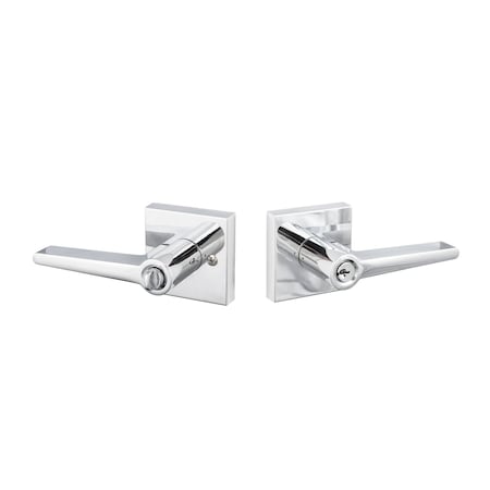 Sure-Loc Hardware Sure-Loc Hardware Basel Square Entry Lever, Polished Chrome BS107-SQ 26